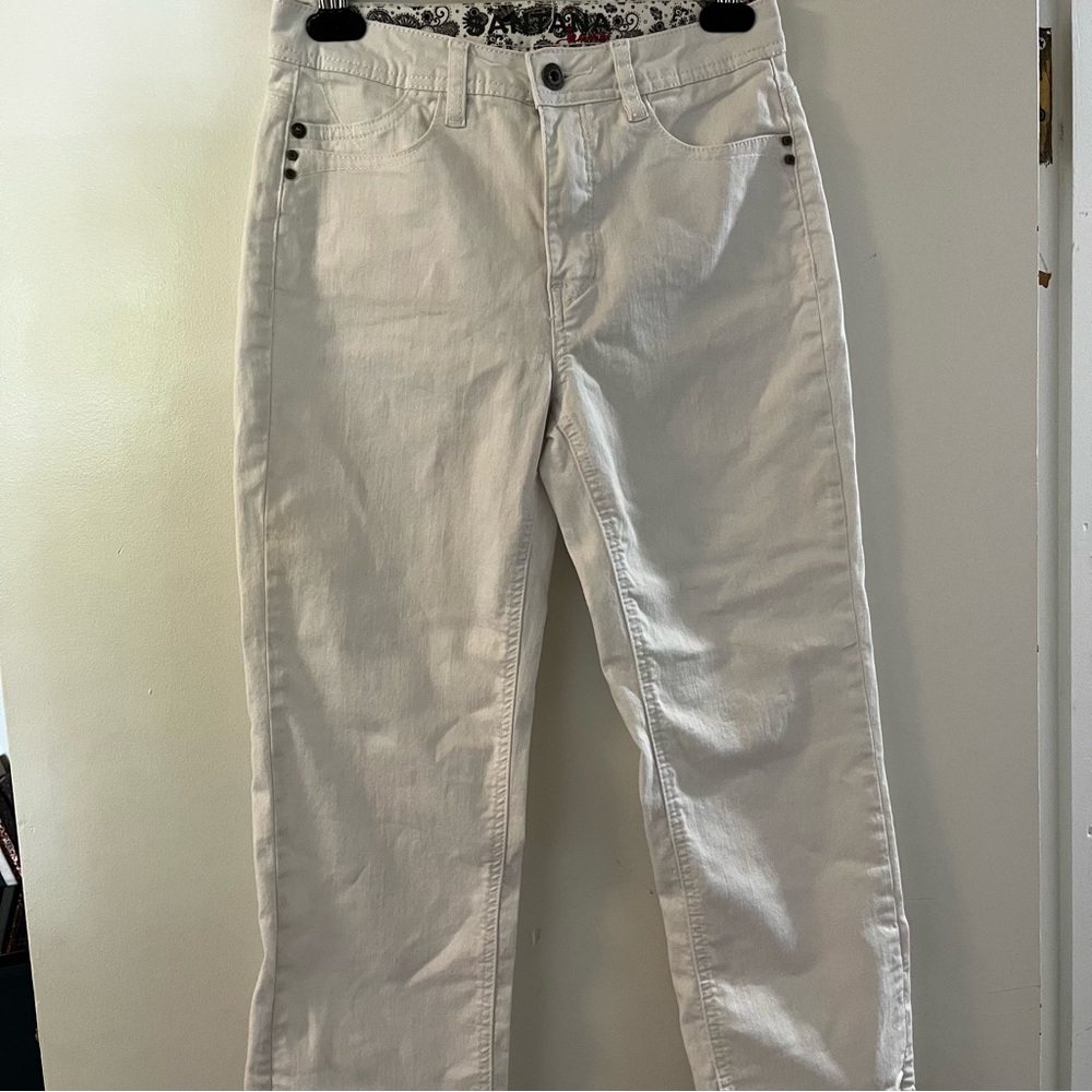 Santana | White Denim Capris